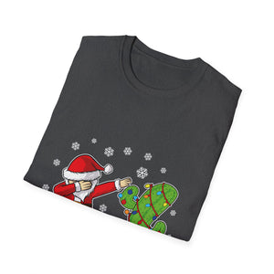 Christmas Dabbing Dance Christmas Dab Dance Santa Unisex T-Shirt