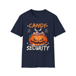 Candy Security _ Halloween Apparel Funny Halloween Tee Unisex Softstyle T-Shirt