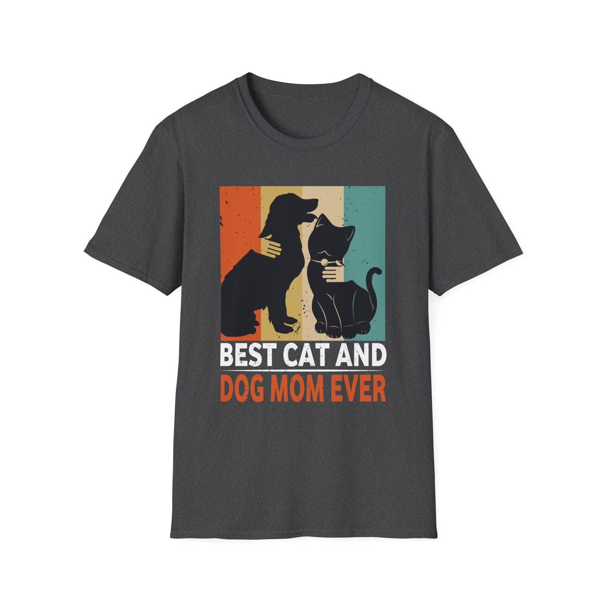 Retro Cat Dog Mom Cat Mama Furmama Puppy Kitty Mothers Day Unisex T-Shirt