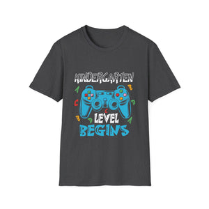 Kindergarten Level Begins Gamer Controller T-Shirt