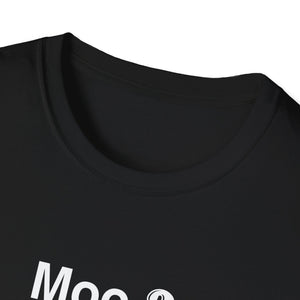 Funny Turkey 'Moo?' T-Shirt - Silly Thanksgiving Turkey Graphic Tee