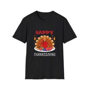 Thanksgiving Turkey T-Shirt — Happy Thanksgiving Holiday Tee  Unisex T-Shirt
