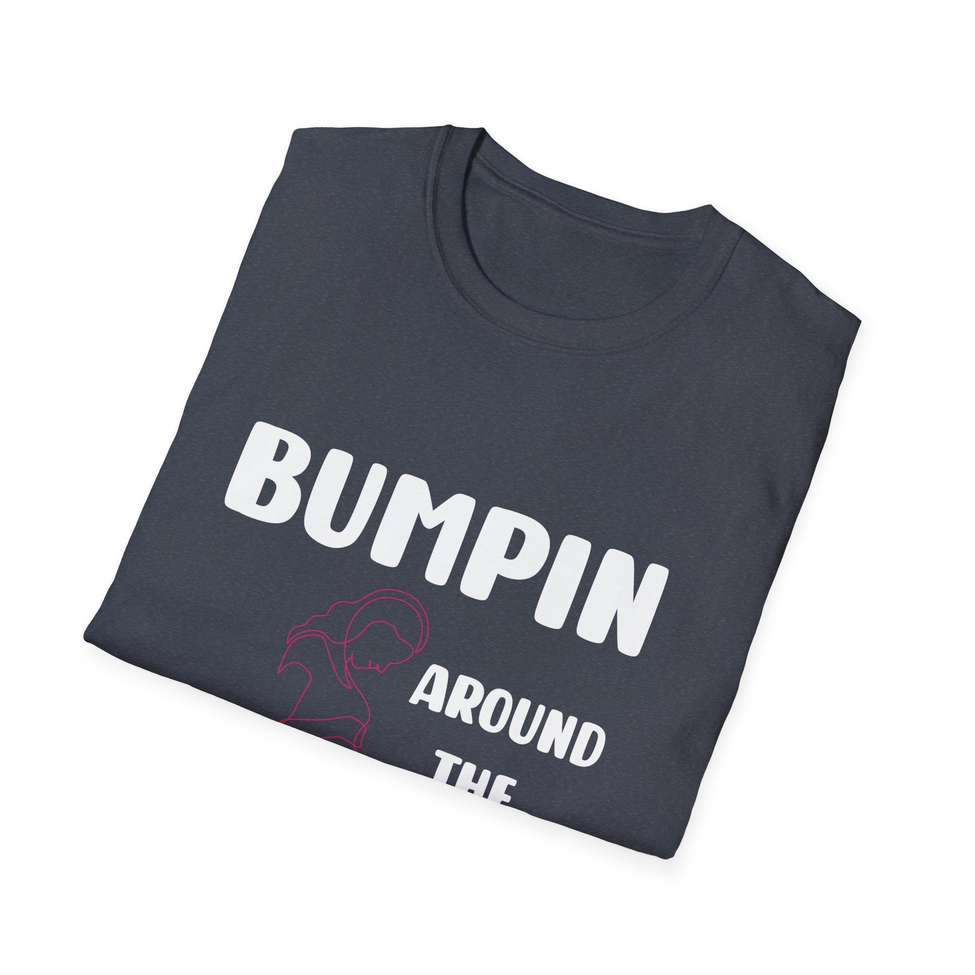 Bumping Around the Christmas Tree Christmas Pregnancy Unisex T-Shirt