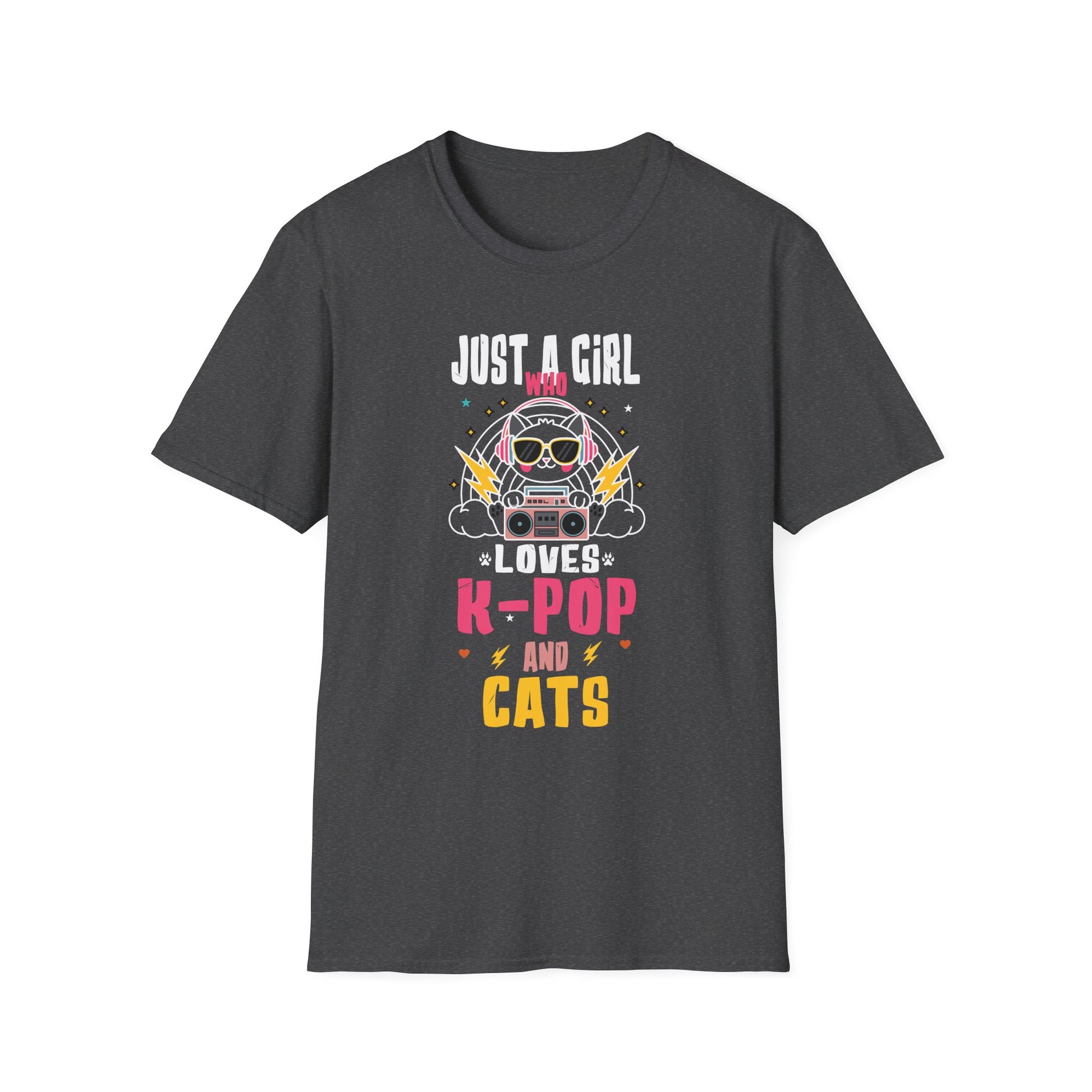 Just A Girl Who Loves Anime And K-Pop African American Afro Unisex T-Shirt