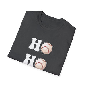 Christmas Ho Ho Ho Baseball Christmas Unisex T-Shirt