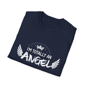 I'm Totally An Angel T-Shirt Funny Halloween Christmas gifts Unisex T-Shirt