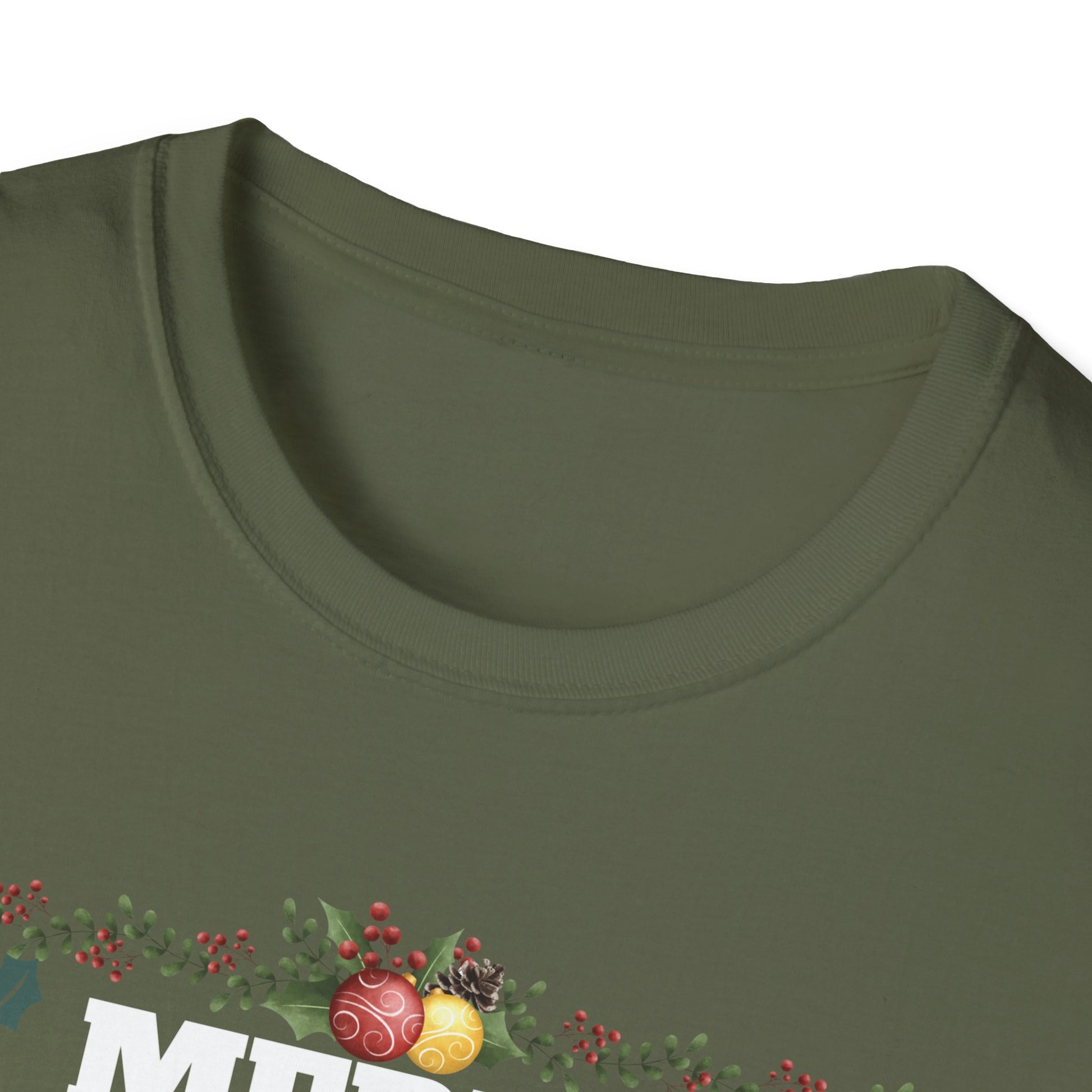 Merry Christmas Skull T-Shirt — Santa Skull Holiday Tee