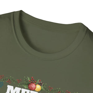 Merry Christmas Skull T-Shirt — Santa Skull Holiday Tee