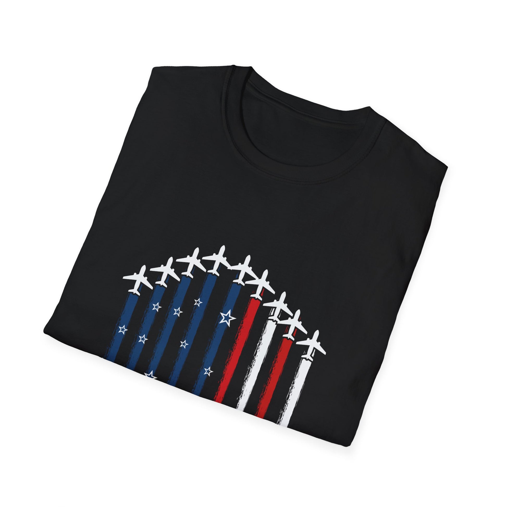 Patriotic Airplane Flag T-Shirt