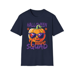Halloween Squad Pumpkin T-Shirt — Cute Sunglasses Jack-o'-Lantern Tee