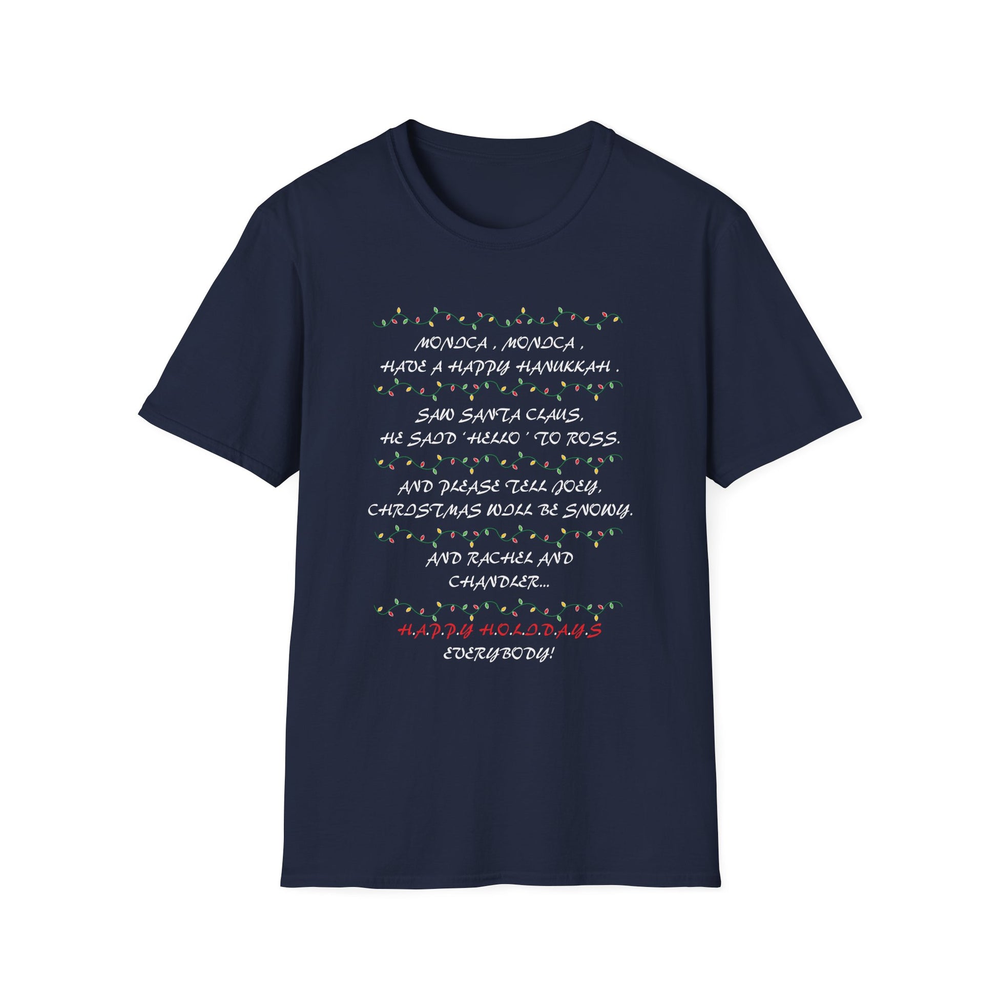 Christmas Carol Lyrics T-Shirt — 'Deck the Halls' Holiday Graphic Tee