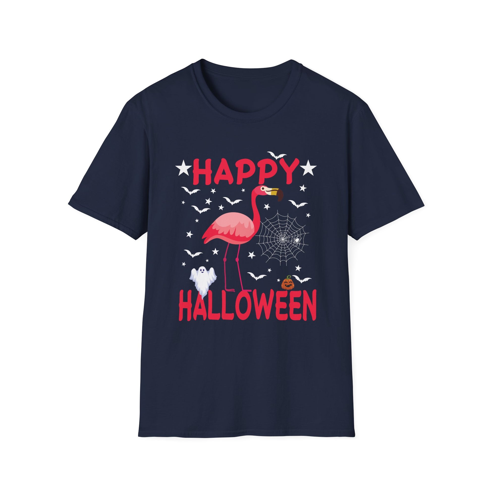Happy Halloween Flamingo T-Shirt — Cute Pink Flamingo Halloween Tee