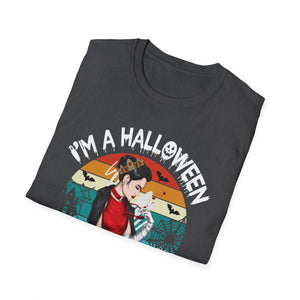 Halloween & Camping T-Shirt — “I’m a Halloween and Camping Kinda Girl” Retro Graphic Tee