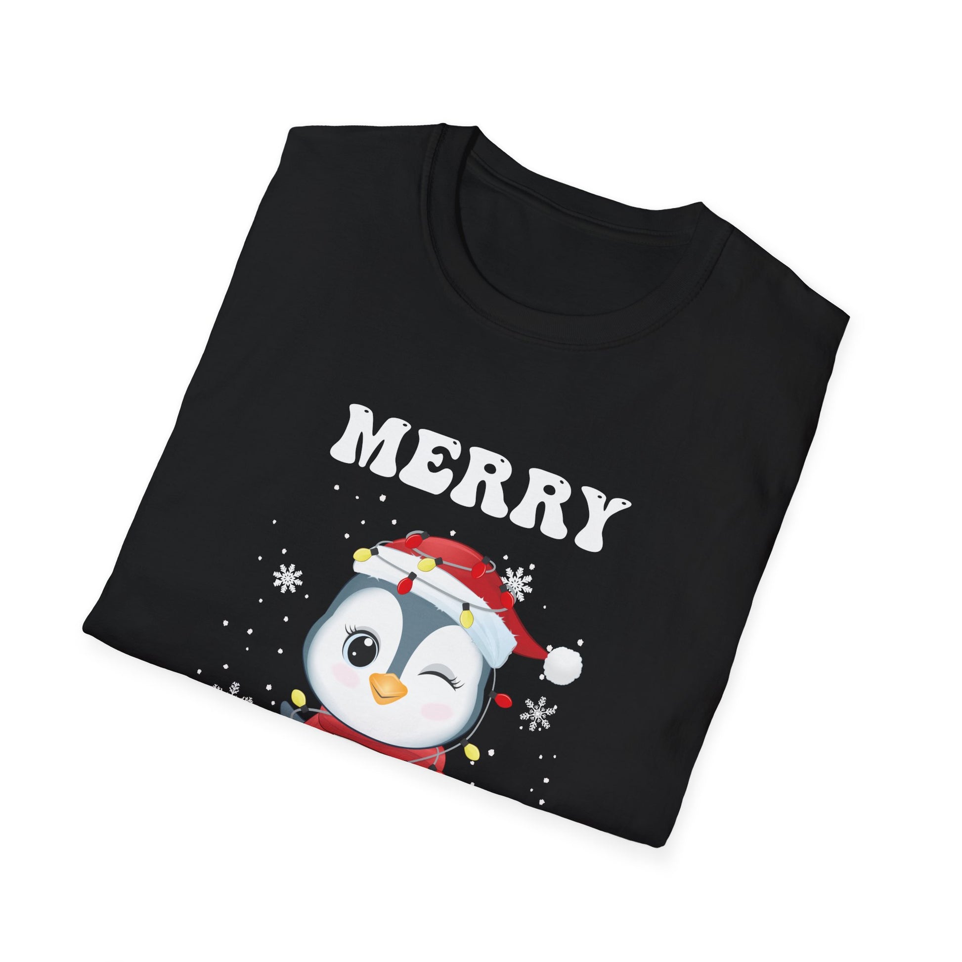 Christmas Shirt Penguin Family Christmas TShirts Christmas Unisex T-Shirt