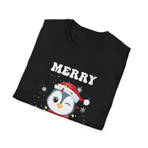 Christmas Shirt Penguin Family Christmas TShirts Christmas Unisex T-Shirt