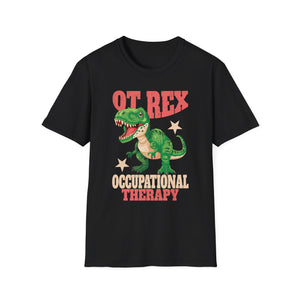 OT Rex Occupational Therapy T-Shirt — Cute Dino OT Tee for Therapists & Students