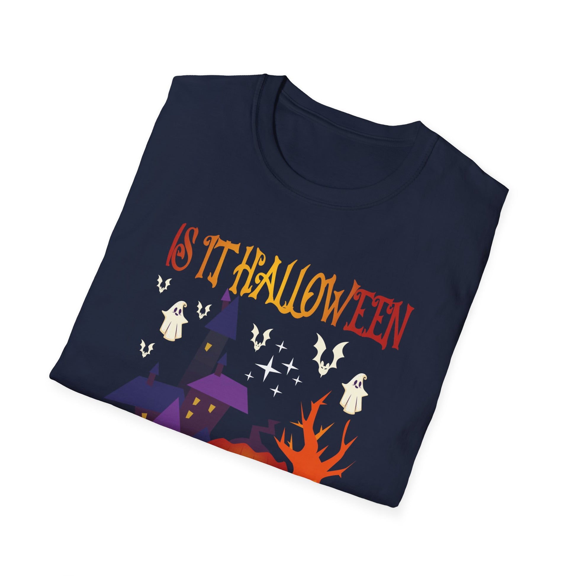 Is It Halloween Yet Halfway to Halloween Tee Unisex Softstyle T-Shirt