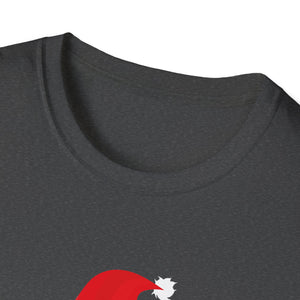 Funny Christmas Santa_s Favorite Ho Naughty Pajama Black Unisex Adult Cotton Polyester Short Sleeve Unisex Softstyle T-Shirt