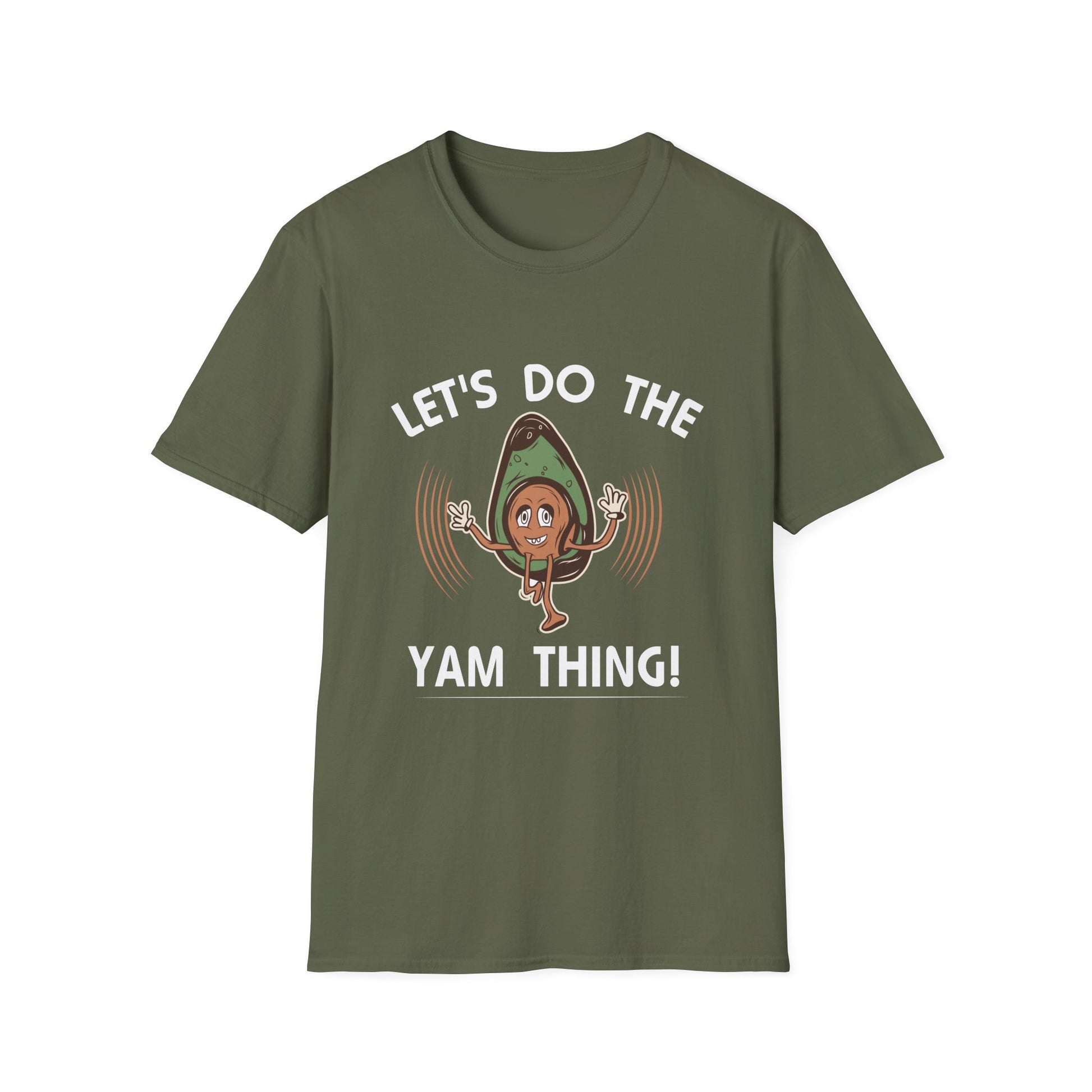Let’s Do The Yam Thing! Funny Avocado Workout T-Shirt