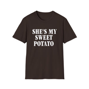 She's My Sweet Potato T-Shirt — Cute Couples/Family Matching Tee