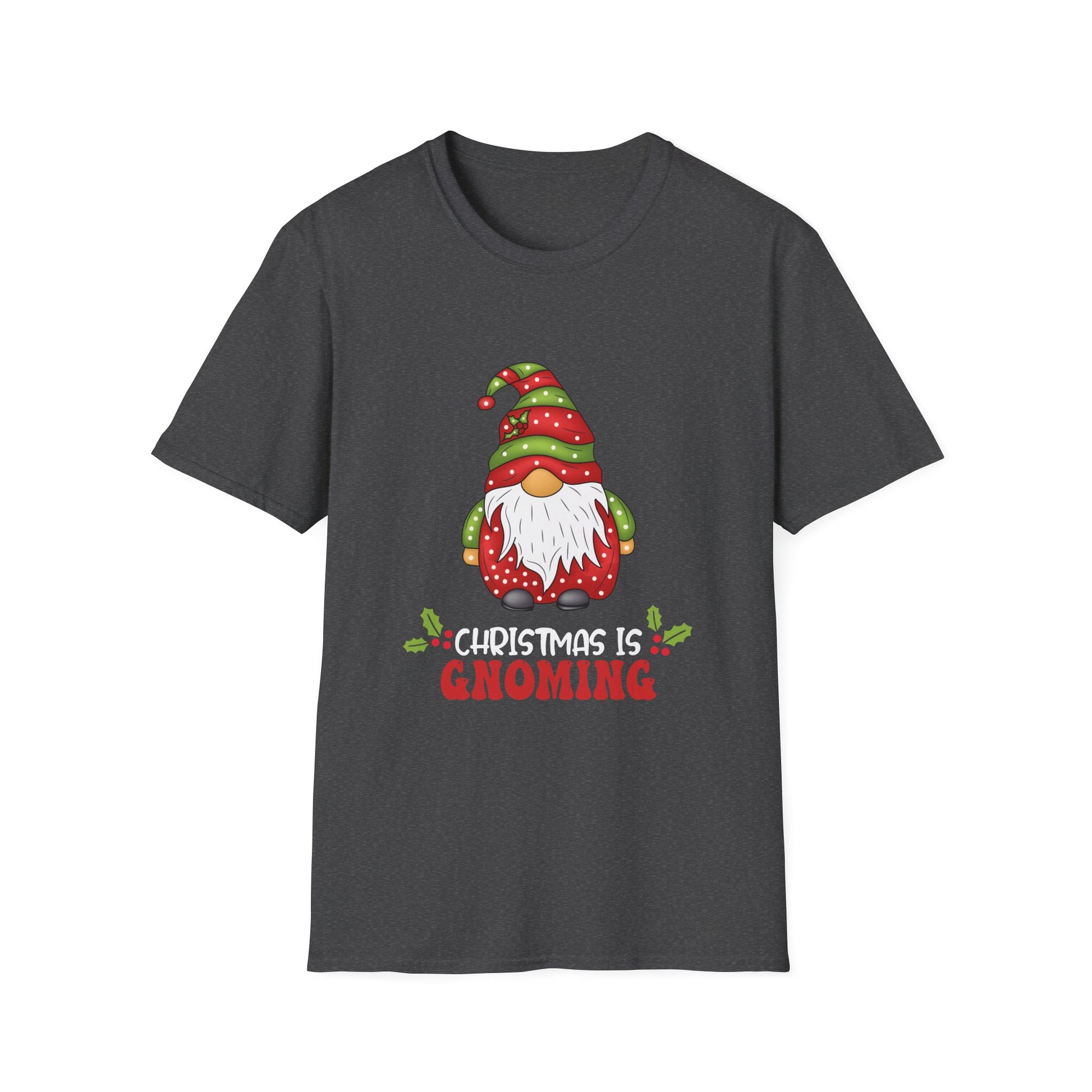 Christmas Is Gnoming Funny Santa Christmas Gnome Christmas Unisex T-Shirt