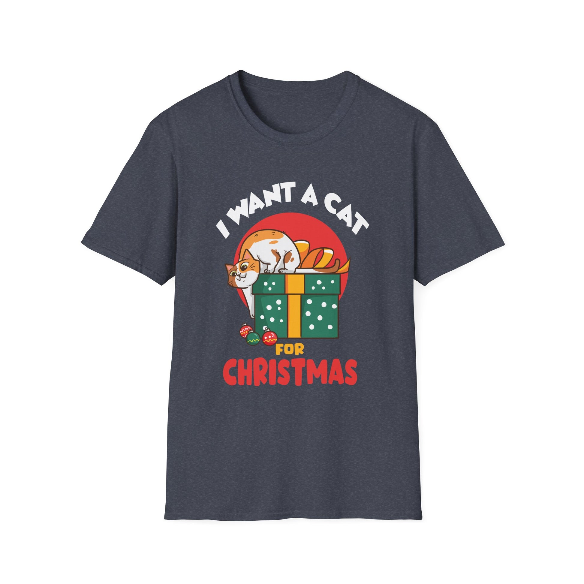 Christmas Cat Cats For All Christmas Cats Unisex T-Shirt