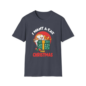 Christmas Cat Cats For All Christmas Cats Unisex T-Shirt