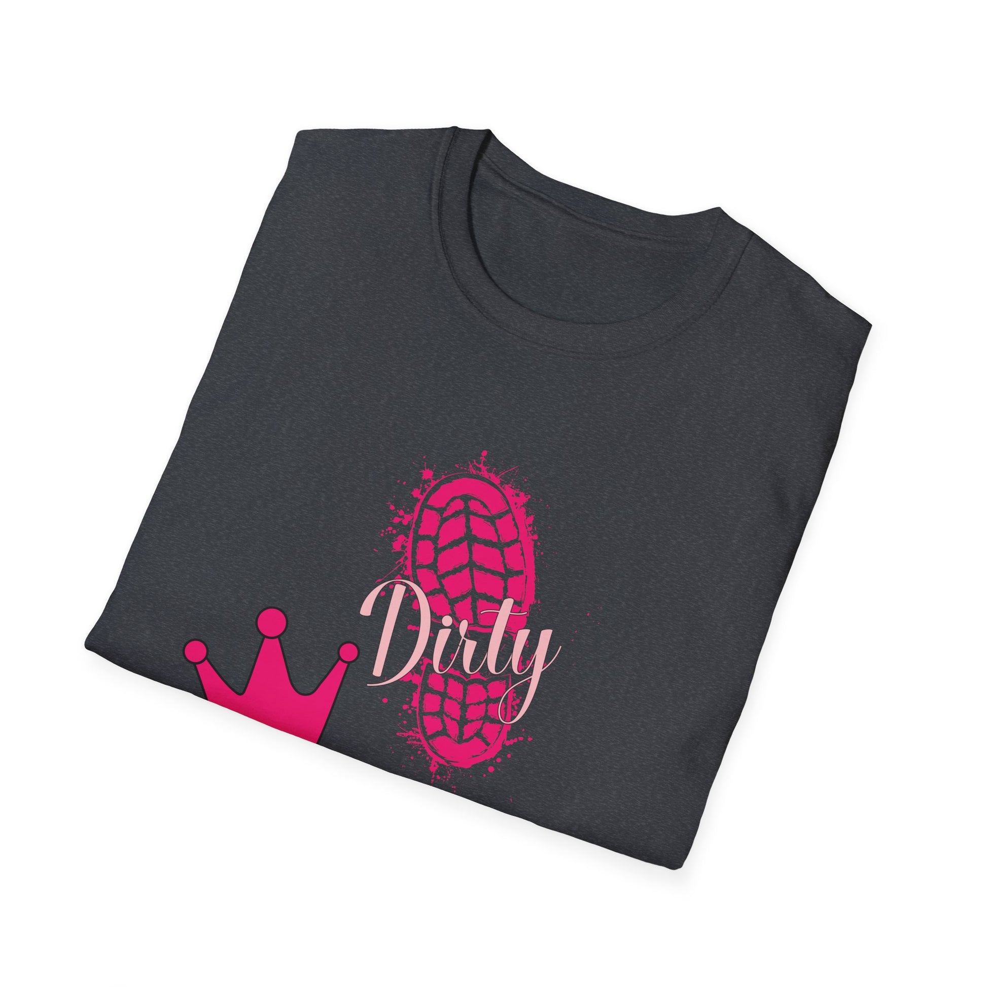 Mud Run Damen Dirty Girls Run Faster Running Gone Muddy Unisex T-Shirt