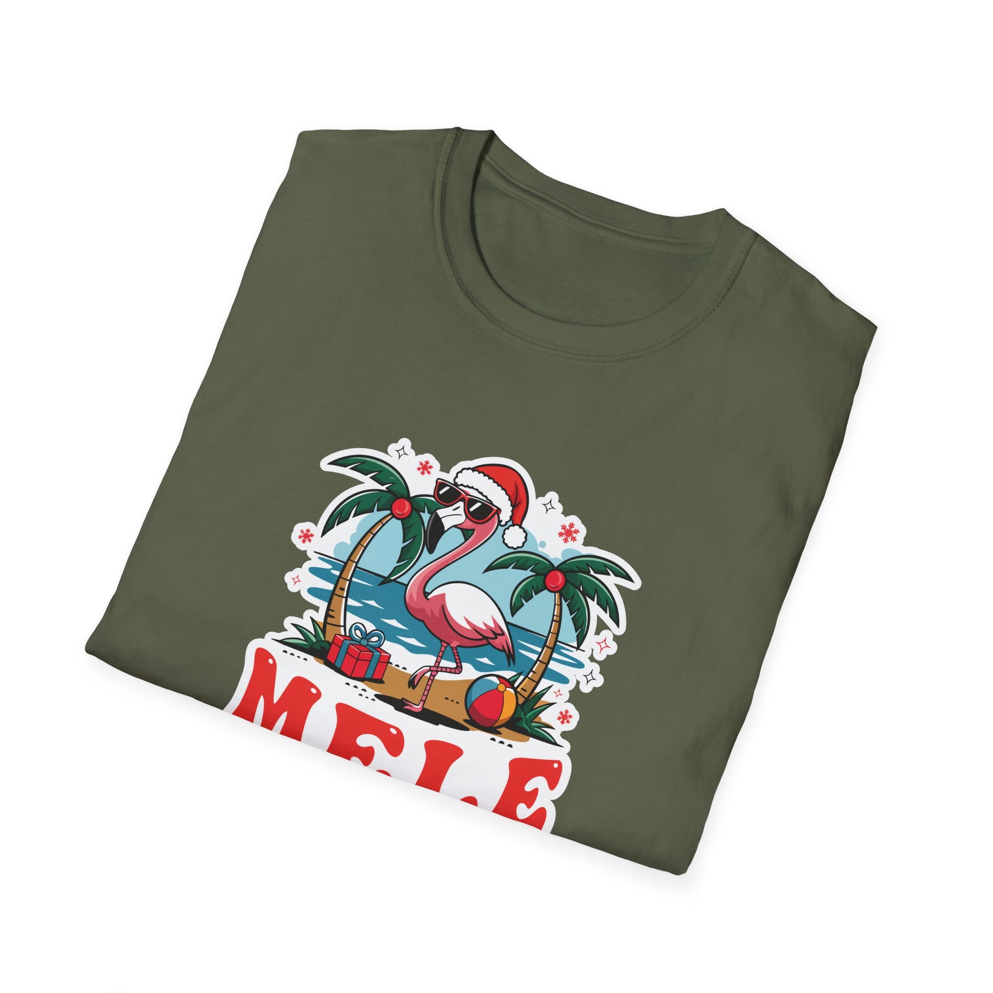 Mele Kalikimaka Shirt For Women Hawaiian Hawaii Christmas T-Shirt