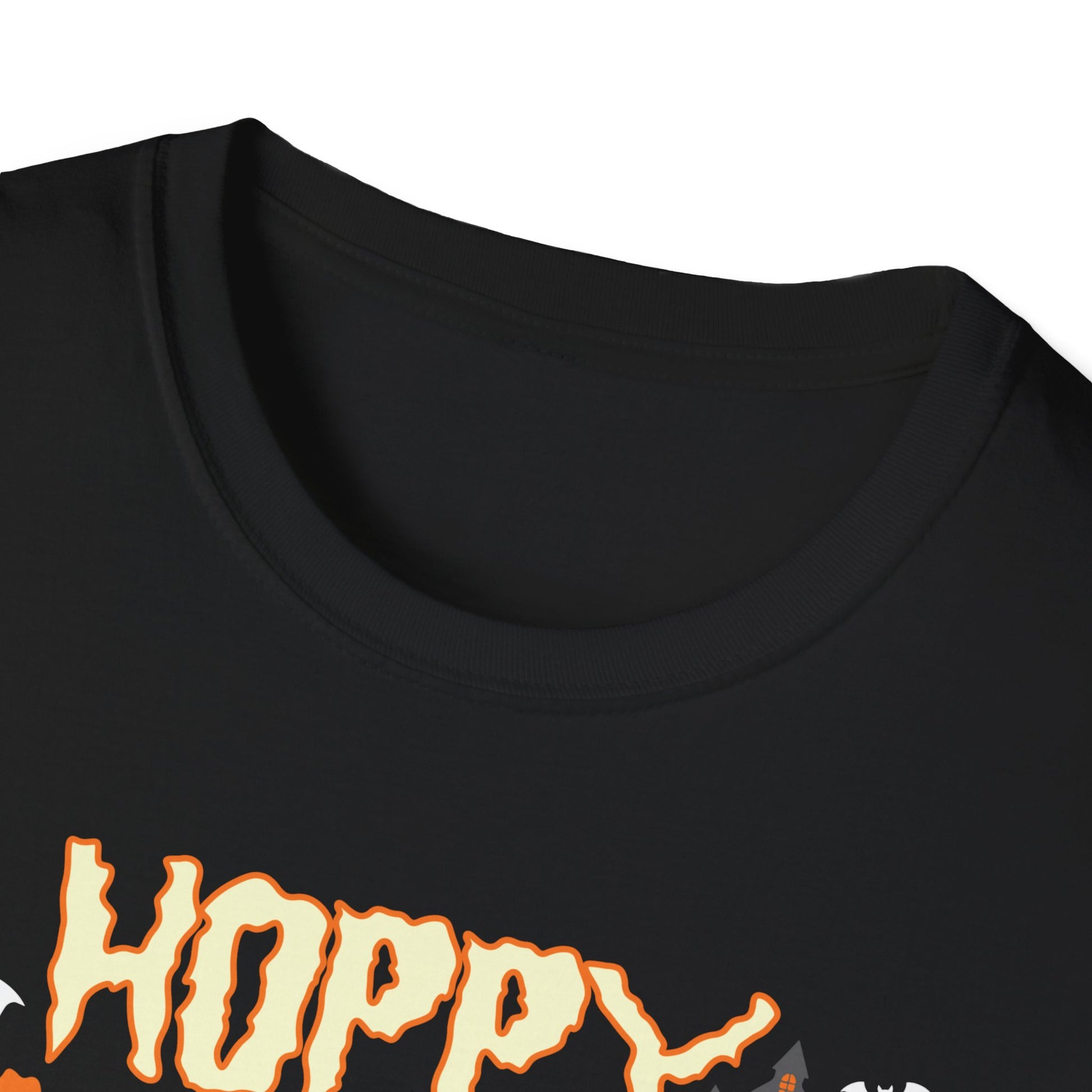 Hoppy Halloween T-Shirt — Beer Cheers Pumpkin Graphic Tee for Halloween Party