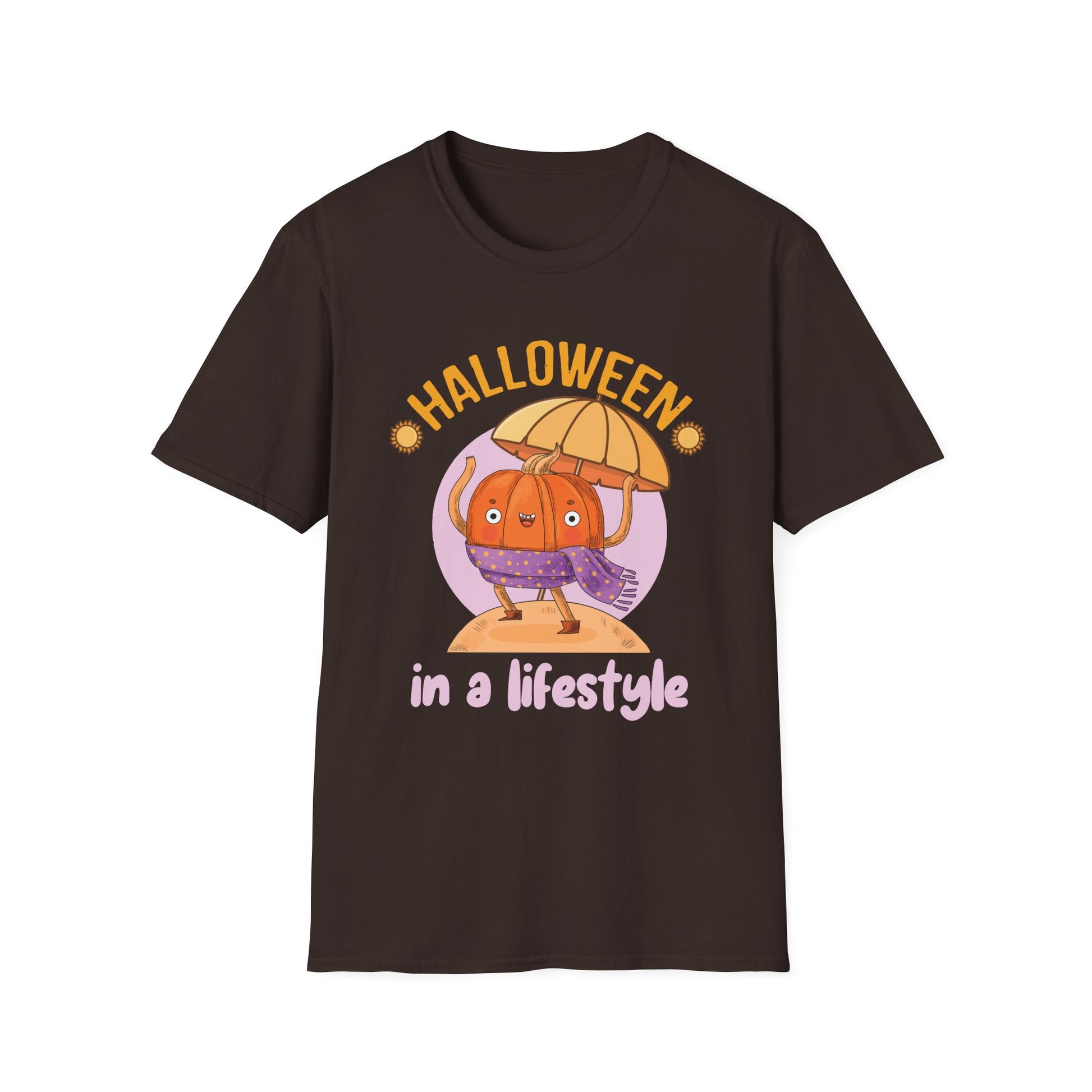 Halloween in a Lifestyle T-Shirt — Cute Pumpkin Costume Graphic Tee