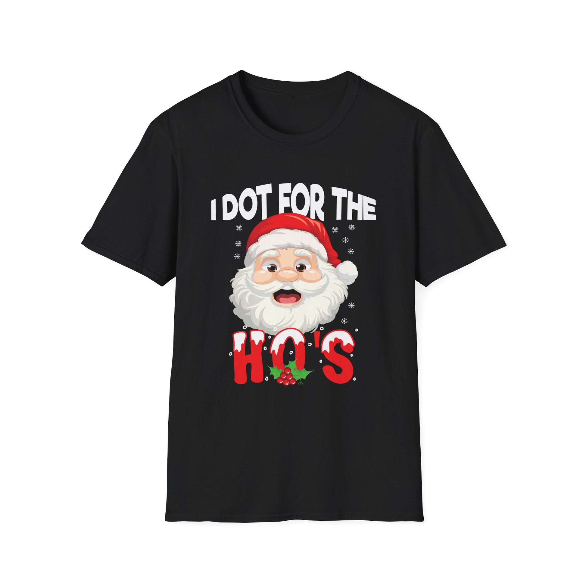 Santa "I Dot For The Ho's" Christmas T-Shirt
