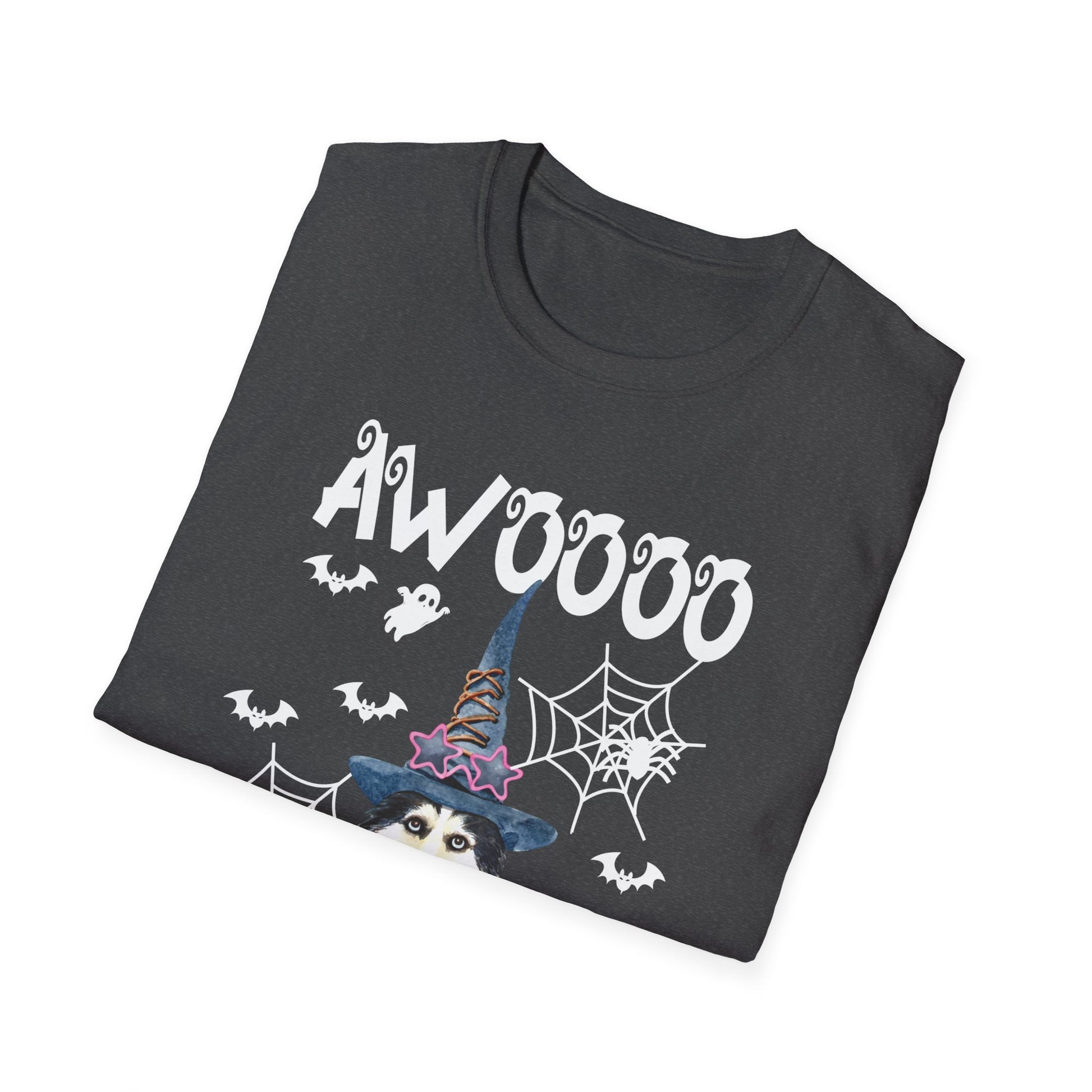 Husky Halloween Funny Siberian Husky Halloween Tee  Unisex Softstyle T-Shirt