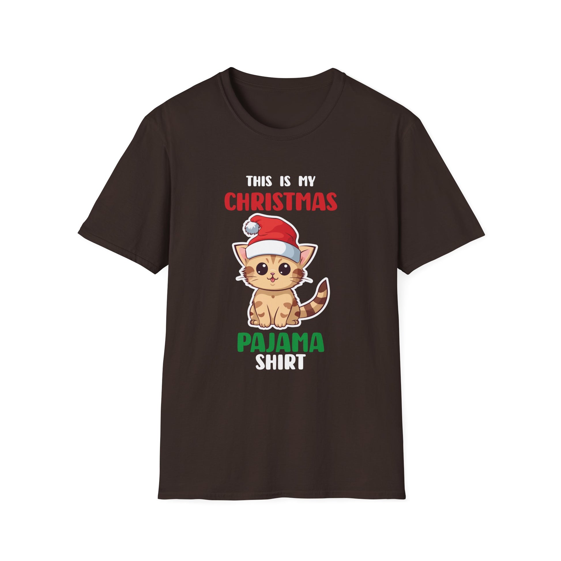 Cat Lover This Is My Christmas Pajama Shirt Christmas Unisex T-Shirt