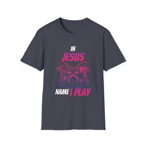 BoredKoalas Jesus Name I Play Drums Unisex T-Shirt
