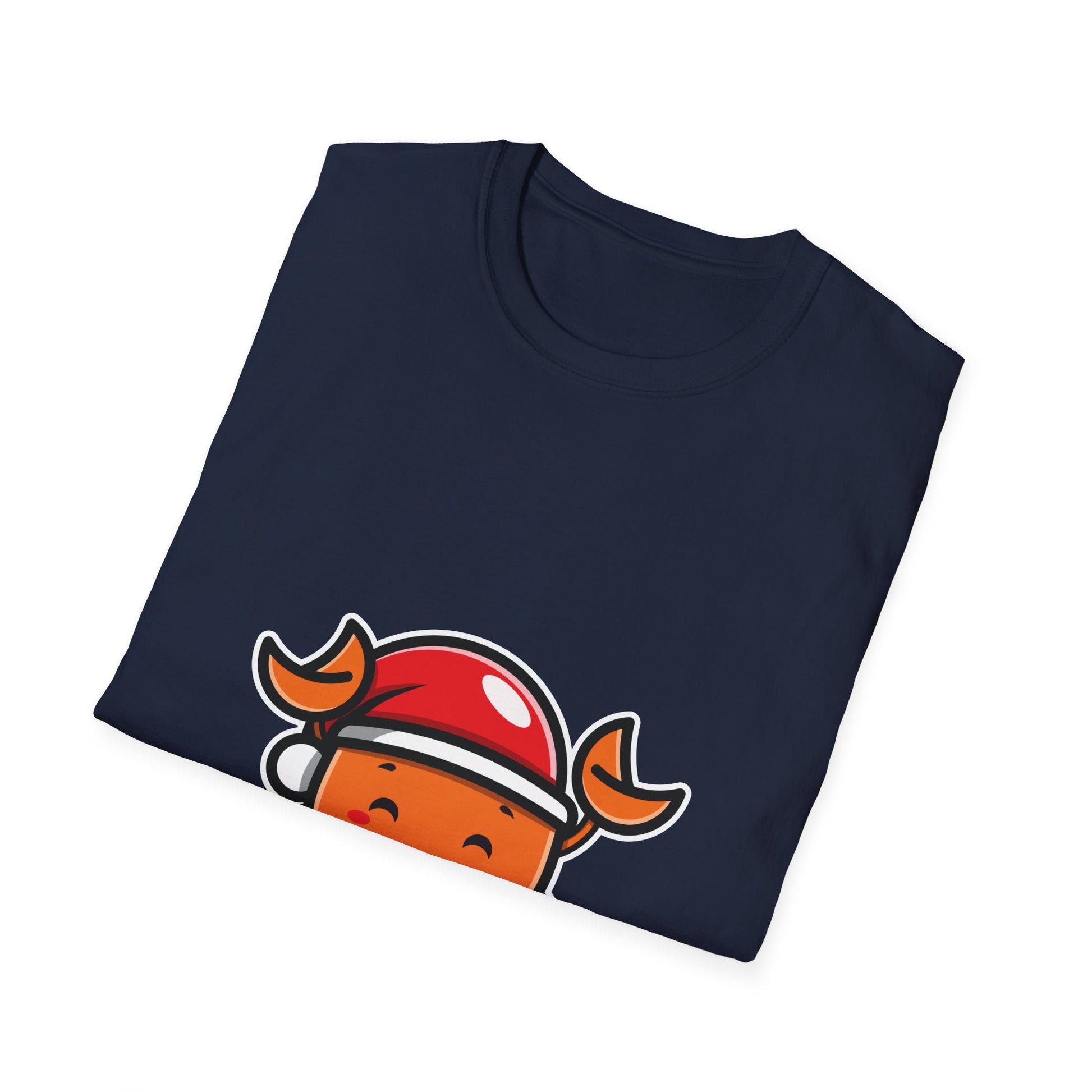 Christmas Crab Santa Hat Ugly Christmas Sweater Unisex T-Shirt