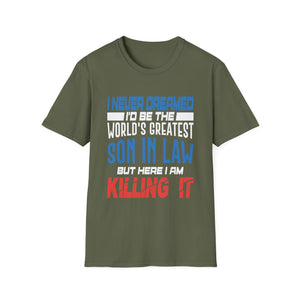 Gift for Son in Law Gifts Christmas Birthday on Wedding Day Unisex T-Shirt