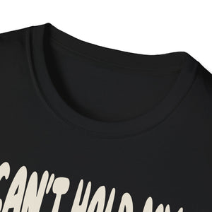 I Can't Hold My Liquor Halloween T-Shirt — Dancing Skeleton Pumpkin Party Tee