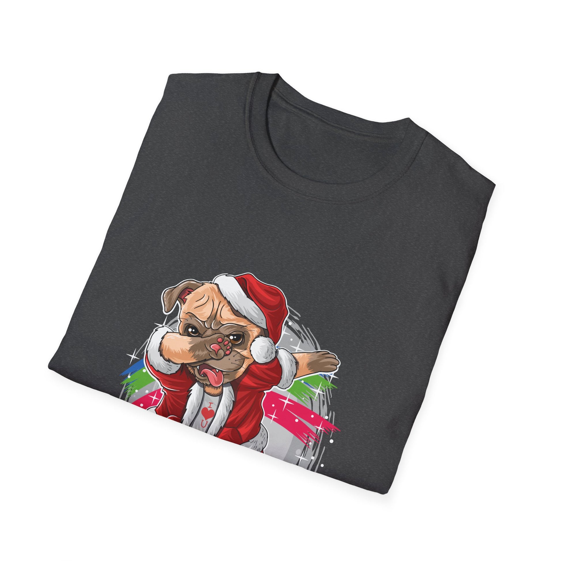 Christmas French Bulldog Funny Frenchie Ugly Christmas Unisex T-Shirt