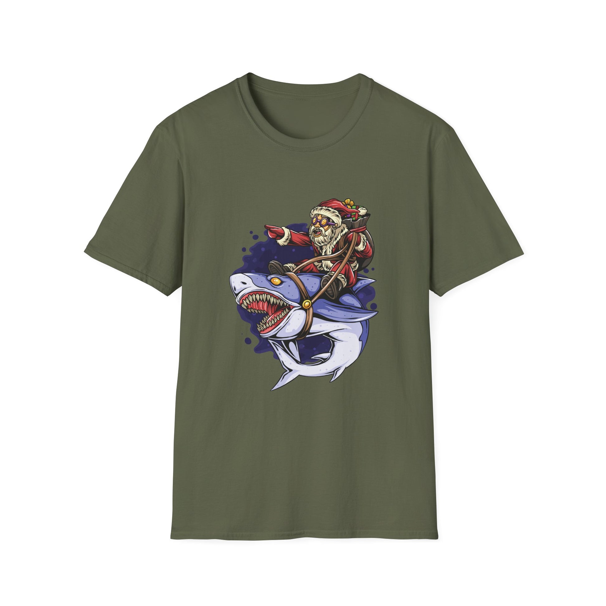 Christmas Shark Senta Shark Christmas Decorations Fairy Unisex T-Shirt