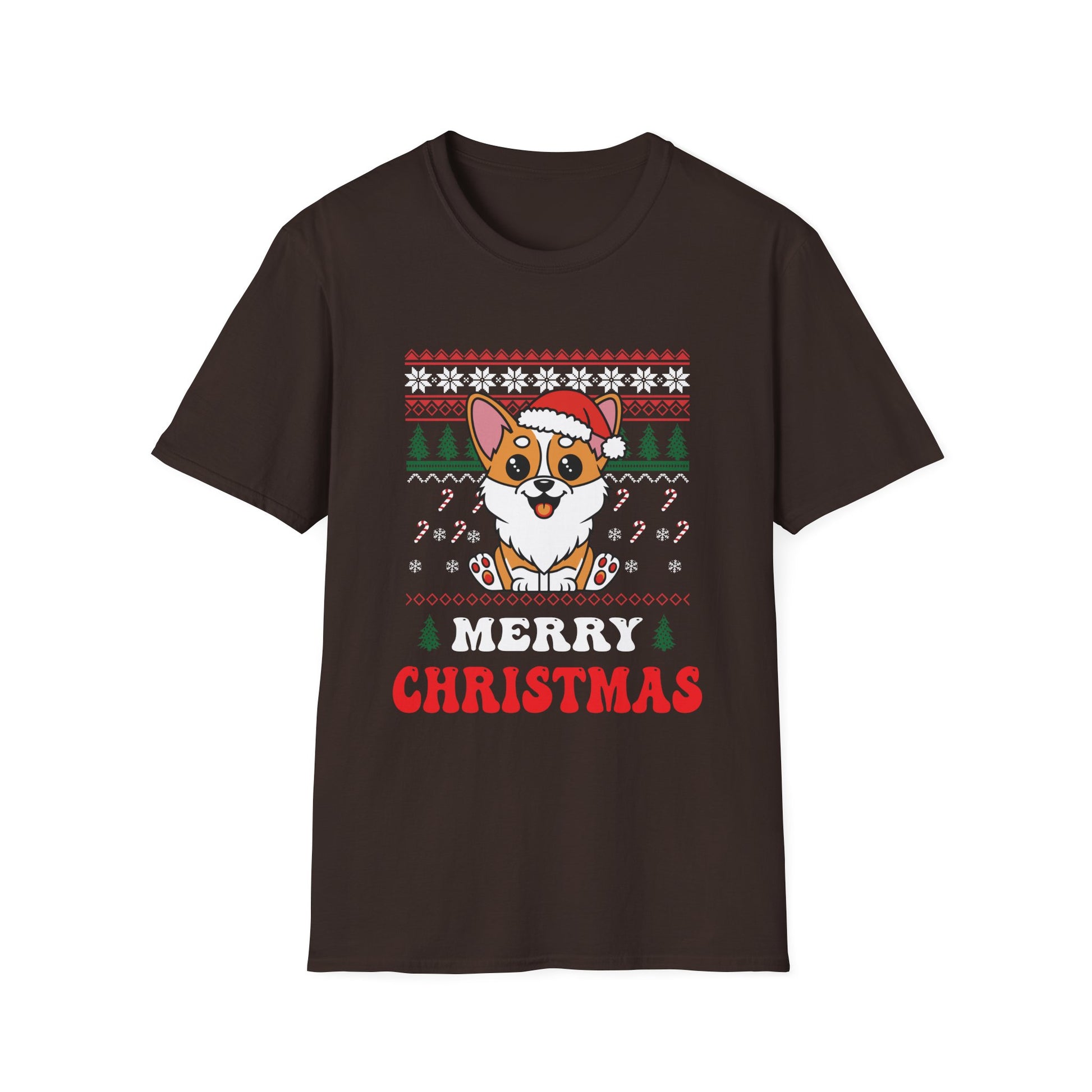 Christmas Corgi T-Shirt — Merry Christmas Holiday Dog Tee