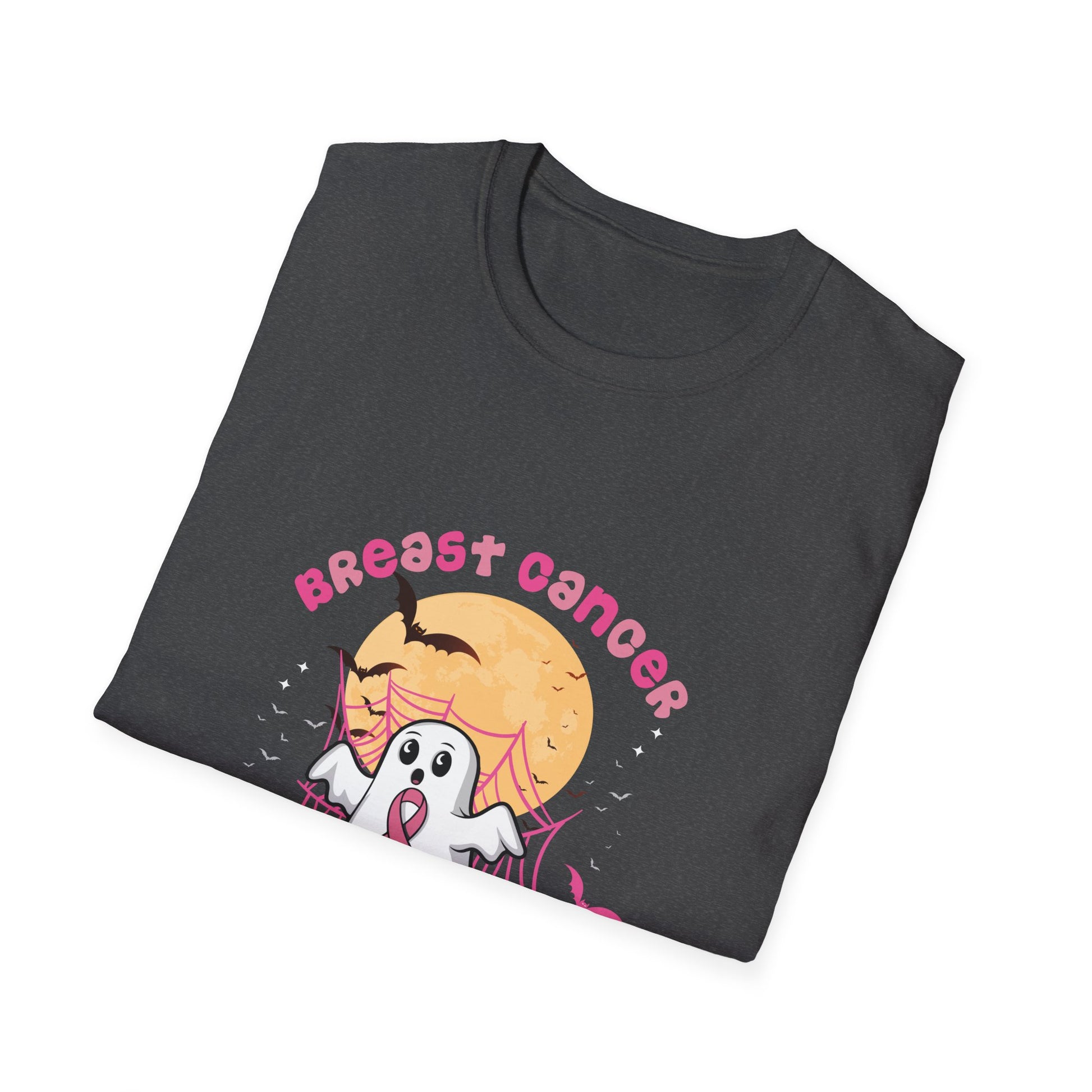 Breast Cancer Is Boo Sheet Halloween Breast Cancer Awareness Unisex  Tee,
