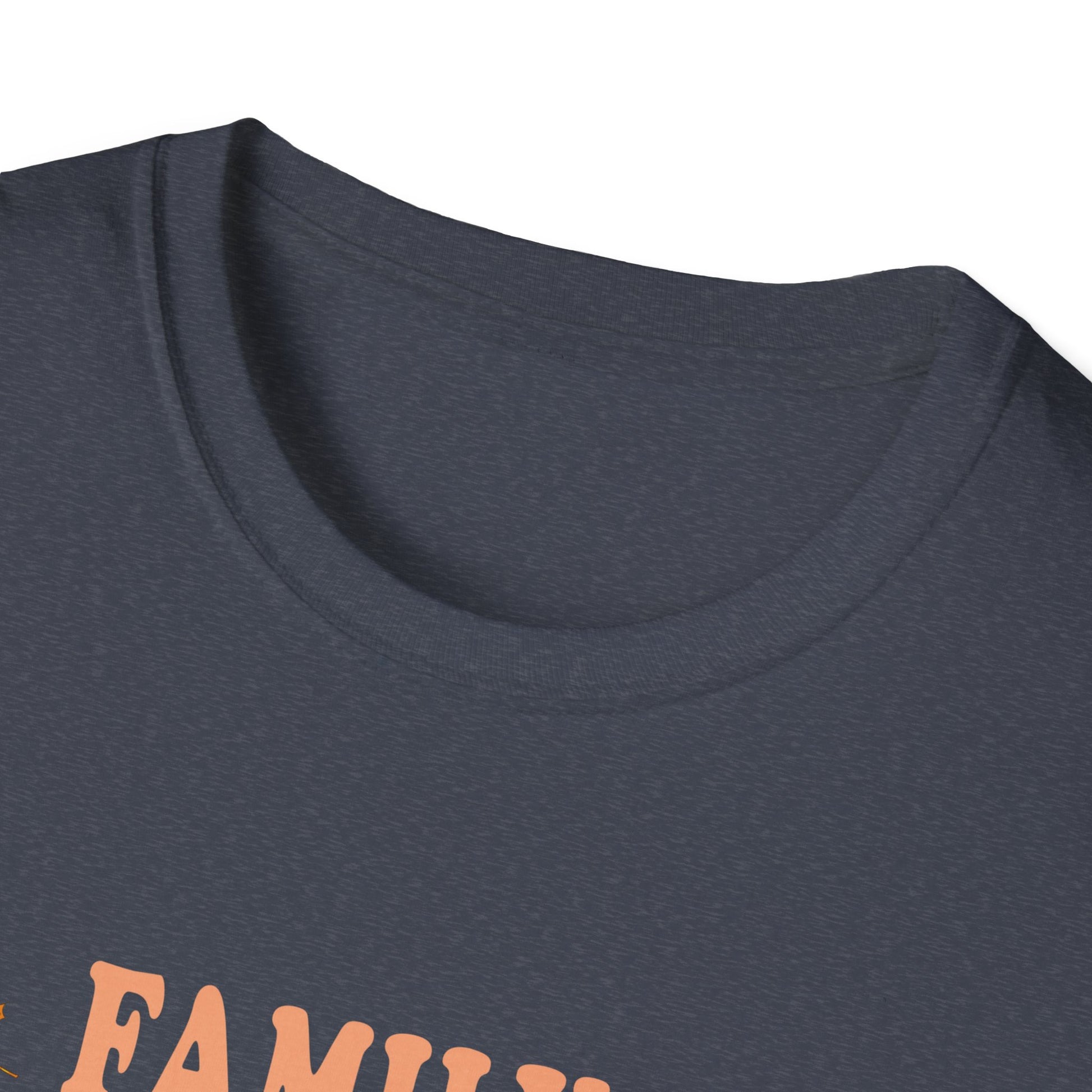 Thanksgiving 2025 T-Shirt - "Family, Thanks, Giving 2025" Blessing Holiday Tee