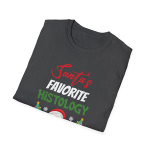 Xmas Tree Santas Favorite Histology Tech Christmas Pajamas Unisex T-Shirt