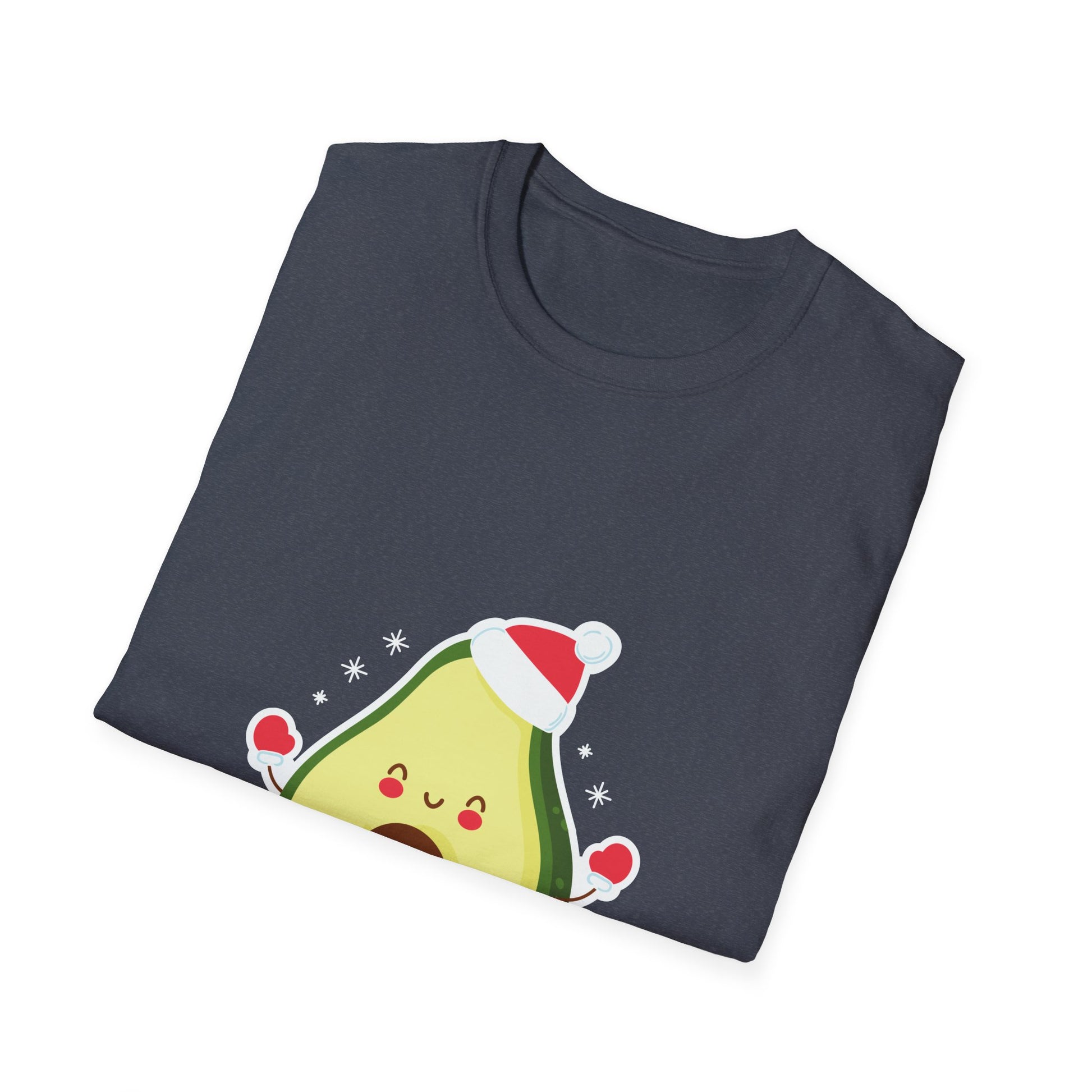 Christmas Avocado Santa Hat Christmas Avocado Unisex T-Shirt