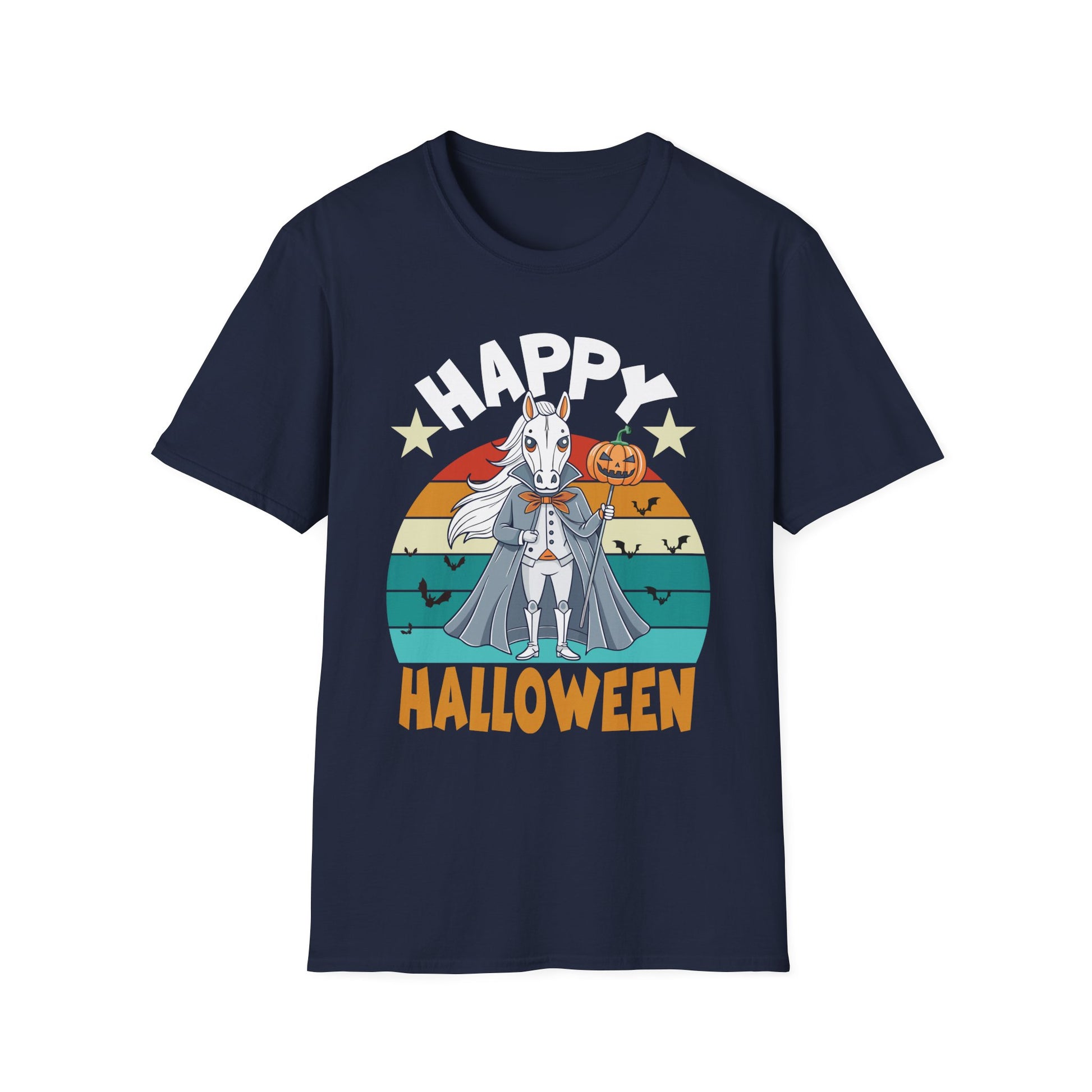 Happy Halloween Goat T-Shirt — Retro Pumpkin Costume Tee