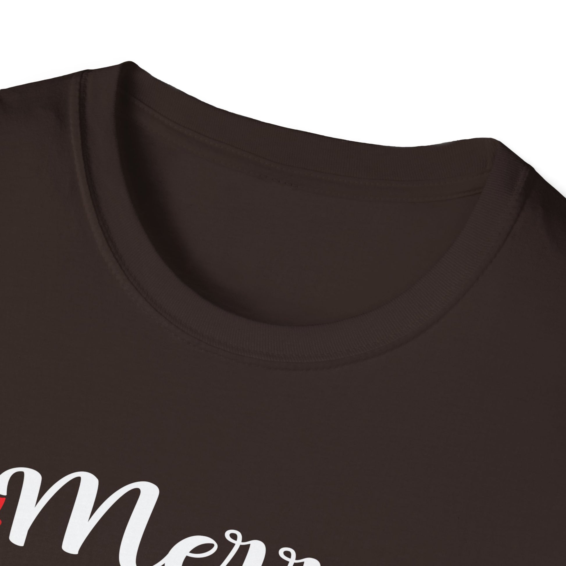 Miniature Schnauzer Merry Woofmas Christmas Dog Gift Unisex Softstyle T-Shirt