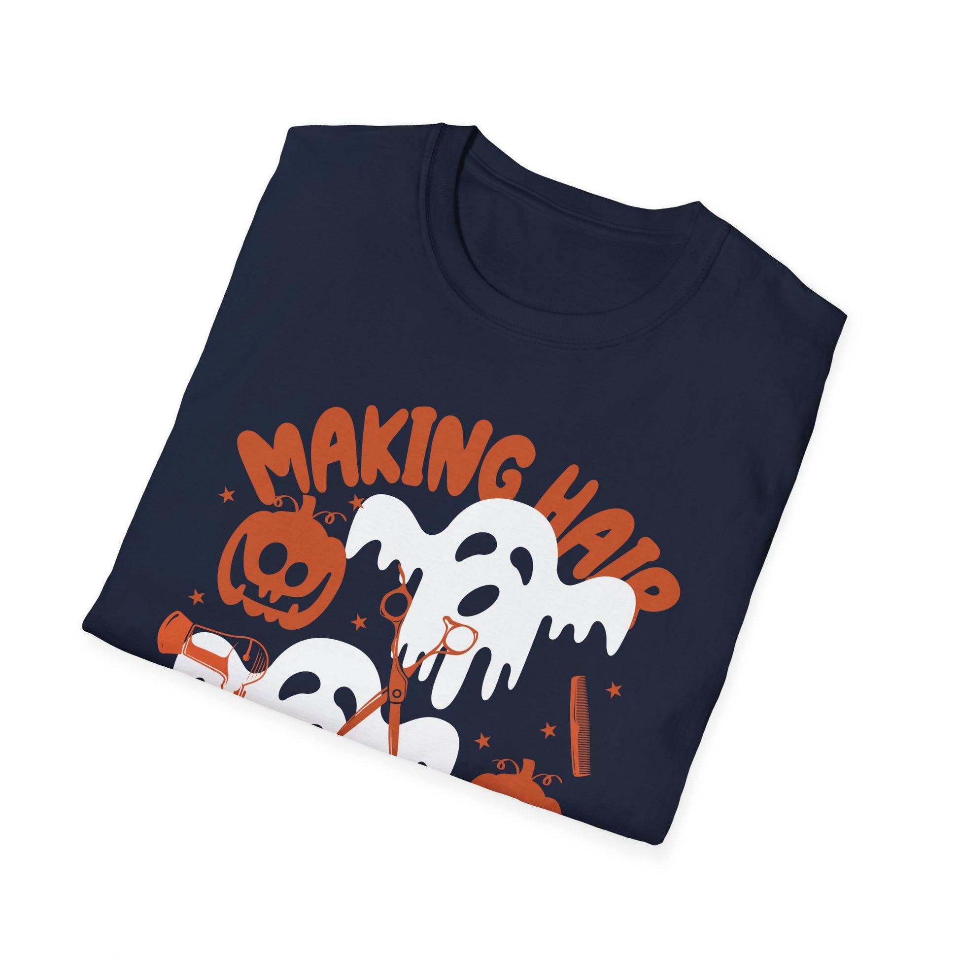 Making Hair Bootiful Tee — Cute Halloween Ghosts & Pumpkins T-Shirt
