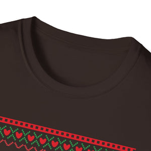 Light It Up Christmas T-Shirt — Holiday Lights & Tree Ugly Sweater Tee