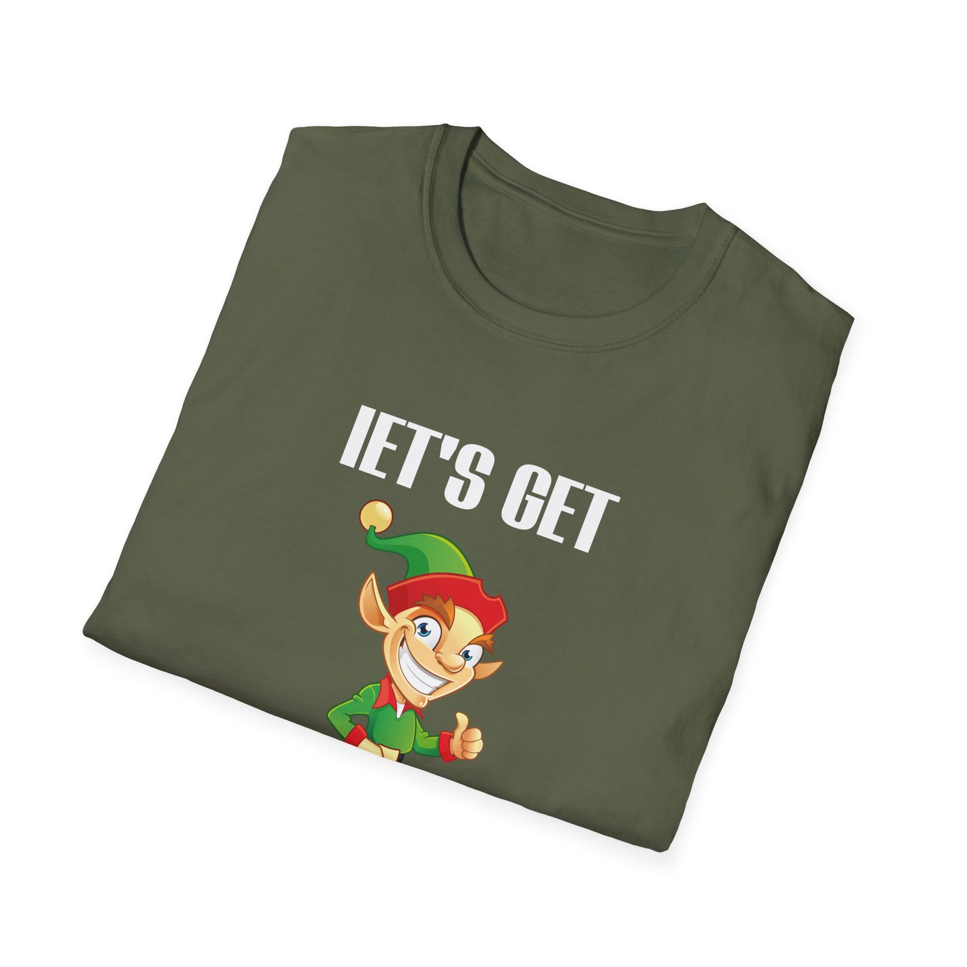 Christmas Elf Santa Ugly Christmas Unisex T-Shirt